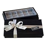 手作りチョコ 用の箱 ＆ ラッピング道具 （リボン＆手提げ紙袋付き） (10個入り用)