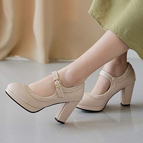 BeiaMina Donna Calssic High Heel Scarpe Platform