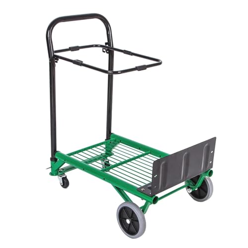 Chariot à bagages pliable haute résistance pour ménage et courses