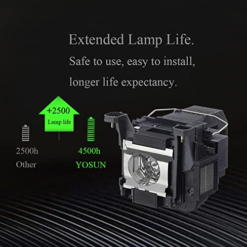 Yosun V13H010L89 Projector Lamp Bulb For Epson Elplp89 Powerlite Home Cinema 5040Ub 5040Ube 5050Ub 5050Ube 4010 4000 Pro Cinema 4050 Pro Cinema 6040Ub Pro Cinema 6050Ub Replacement Projector Lamp Bulb #TOP1