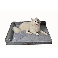 RAIKOU Orthopedische Traagschuim Hondenmatras,Hondensofa, Hondenmand