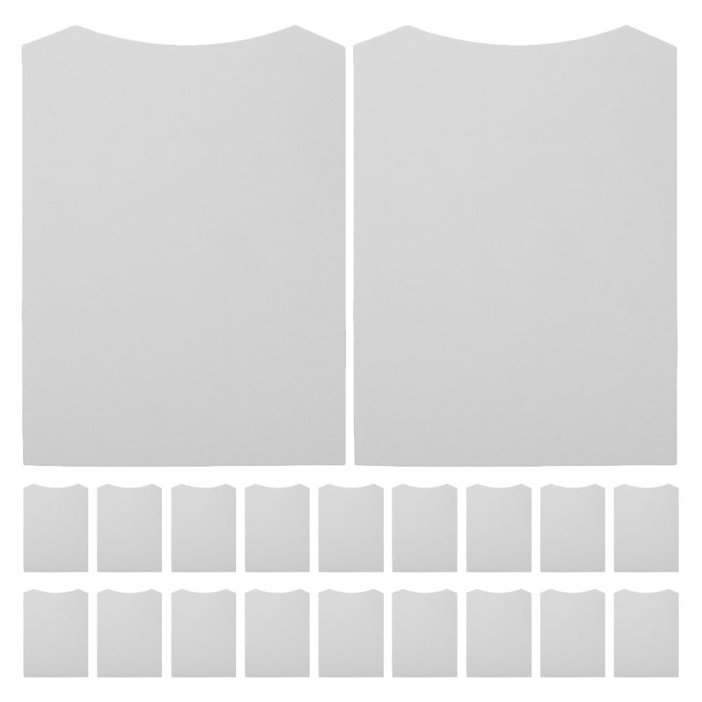 Insertos de cartón para camisas de papel blanco soporte para organización de ropa y camisetas