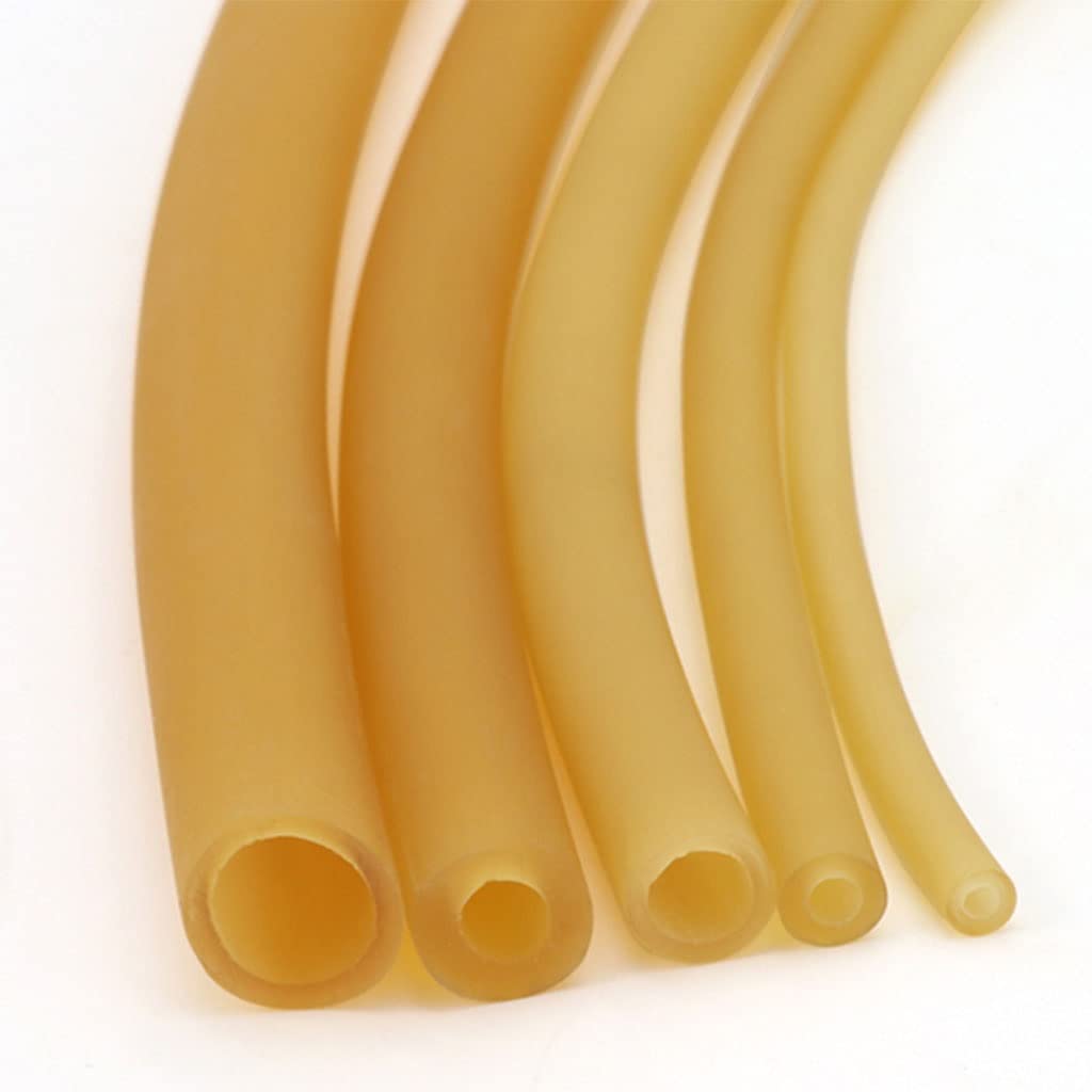 1/5M ID 1,6 1,8 2 3 4 5 6 7 9 10 12 Mm mangueras de goma de látex natural tubo médico quirúrgico elástico de alta resistencia tirachinas catapulta(5 meters,Id 12mm X Od 17mm)