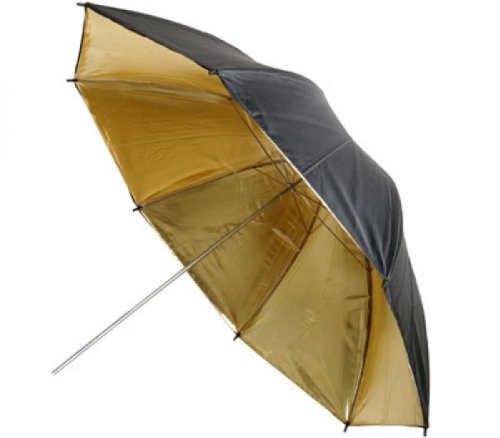 ayex Studio Umbrella Reflector 101 cm 40 Inches Gold Interior Black Outer