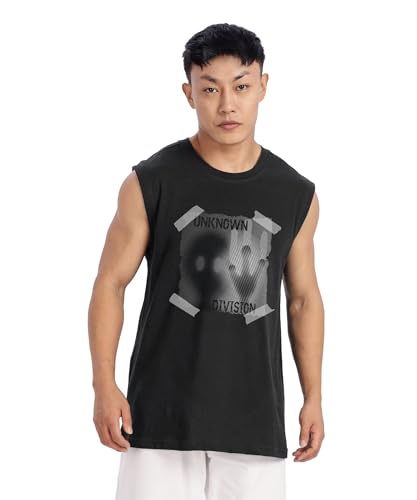 Image of SHODOX Men's 100% Cotton Tank Tops Round Neck Sleeveless Sports Loose fit Vest (Pack of 1)
