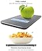 NutraTrack™ Food Scale with Nutrition Calculator, Standalone Calorie Scale for Meal Prep Weight Loss, 999 Pre-Loaded & 999 Custom Food Codes Compact Kitchen Scale Battery Operated 11lb Capacity Silver