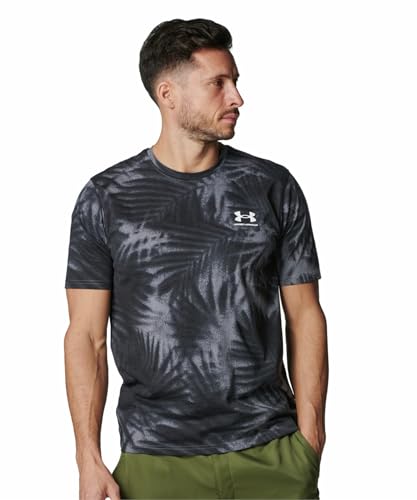 UNDER ARMOUR(アンダーアーマー) トレーニングTシャツ UAチャージドコットン プリント ショートスリーブ Tシャツ メンズ