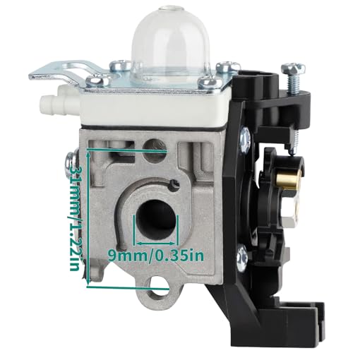 SIMPERAC SRM 225 Carburetor for Echo Weedeater SRM-225 GT 225 PAS 225 PE 225 SHC 225 PPF 225 Trimmer SRM 225 Parts with 225 Tune Up Kit Air Filter Case Cleaner Cover - Thumbnail 2