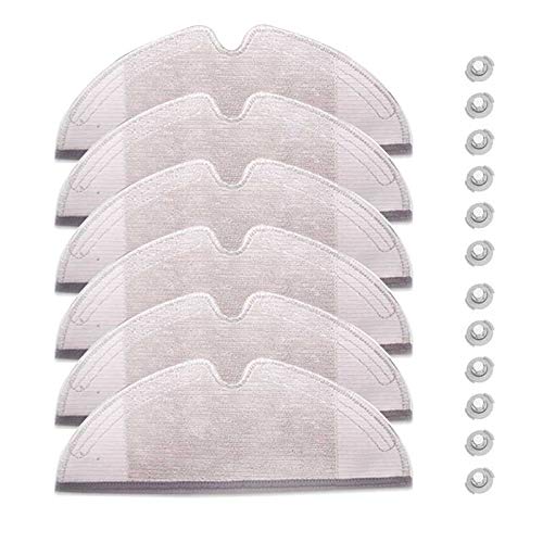 Mountain god Replacement Mop Parts Kit - 6 Mops Cloth 12 Water Tank Filter for XIAOMI S5 S50 S52 - Vacuum Cleaner Replenishment Mopping Clothes Accessory Mountain god Replacement Mop Parts Kit - 6 Mops Cloth 12 Water Tank Filter for XIAOMI S5 S50 S52 - Vacuum Cleaner Replenishment Mopping Clothes Accessory