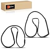 A-Premium 2PCS Front Car Door Weather Stripping Seal Strips Compatible with Jeep TJ Series Wrangler 1997-2006