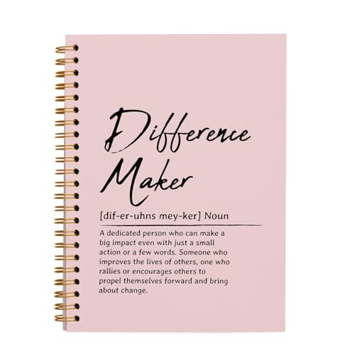 Cadeau de reconnaissance des employés : carnet de notes blush pour femme