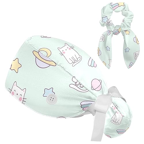 Bonnet de gommage orange pour cheveux longs pour travailler sans gêne