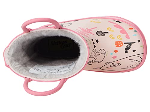 Western Chief Girl's Forest Doodle Tread Loop Boot (Toddler/Little Kid/Big Kid)2