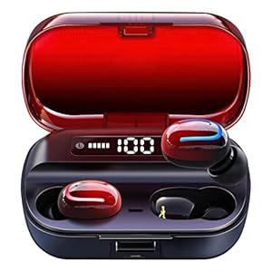 Kinganda Bluetooth Kopfhörer In Ear, Bluetooth 5.1 Kopfhörer Kabellos IPX7 Wasserdicht 100 Std. Spielzeit Kabellose…