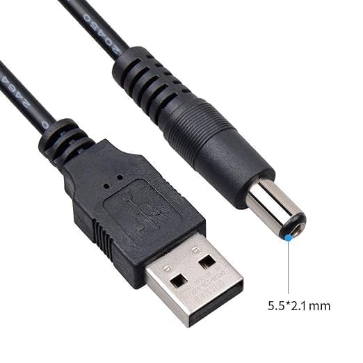 Image of SP Electron Pack of 2 5A AC Power Supply USB Cable Charger 5.5mm Male Plug Pin for Rechargeable Accessories