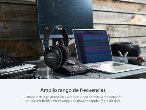 Image of (Refurbished) Sony Mdr-Mv1, Audiophile Headphones for Mixing and Mastering, Studio Monitor Sound for Neutral Frequency Response, Excellent Wearing Comfort, Spatial Sound Creation - Over Ear