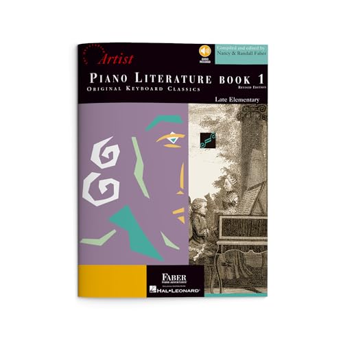 Piano Literature: Book 1 - The Developing Artist | Early Intermediate Piano Sheet Music | Original Keyboard Classics with Online Audio | Faber Piano Songbook for Classical Piano Students