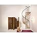 Arke Nice1 Wood Tread Spiral Staircase Kits - 102-3/4