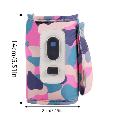 Car Baby Bottle Warmer, USB Milk Heat Keeper, Portable Baby Bottle Warmer, Rapid Heating Bottle Warmer, Baby Milk Warmer For Travel, Bottle Warmer With Temperature Display, USB-Powered Milk Warmer, - Image 3