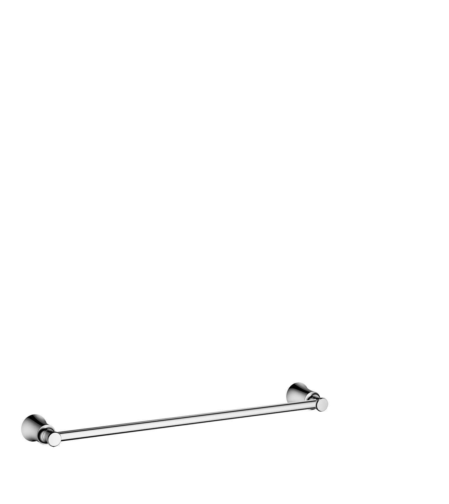 hansgrohe Towel Bar, 24" 26-inch Transitional Towel Bar in Chrome, 04785000