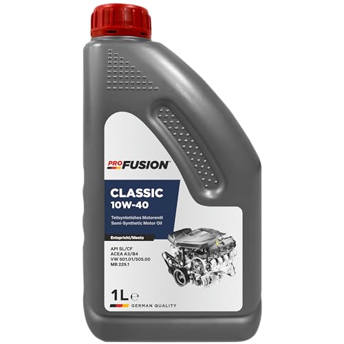 ProFusion Aceite para Motores Gasolina y Diésel 10W-40 – Lubricante para Coche – 1L