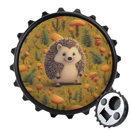 Apribottiglie magnetico per frigorifero, apribottiglie a forma di riccio, forti magneti per frigorifero, apribottiglie per uomini e donne