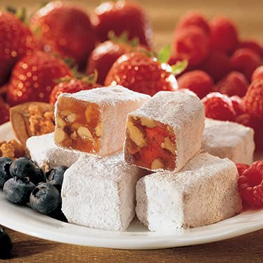 Miniatura 2 de Liberty Orchards, Fruit Delights - Surtido de dulces veganos de frutas y nueces, bocadillo gourmet Turkish Delight de 10 onzas