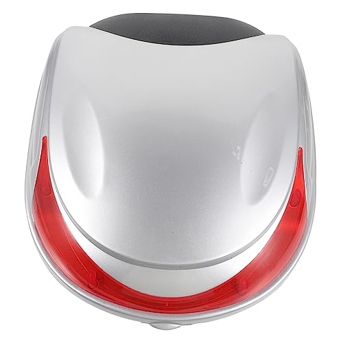 Top case moto TOPBATHY grand volume argenté coffre de rangement vélo électrique