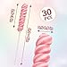 Pink Twisty Lollipops Individually Wrapped Bulk - Valentines Candy Valentine Lollipops Candy - Kid's Whirley Lollipop for Decorating Birthday, Strawberry Flavor 30 Pack