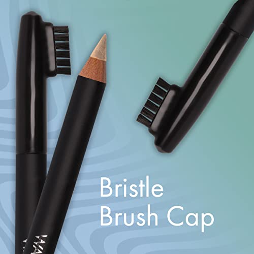 Sorme Natural Definitive Waterproof Eyebrow Pencil 0.04 Oz | Smudgeproof Soft Blonde Eye Brow Pencil | Dual Purpose Brow Pencil And Brush Combo | High Definition Waterproof Eyebrow Makeup #TOP4