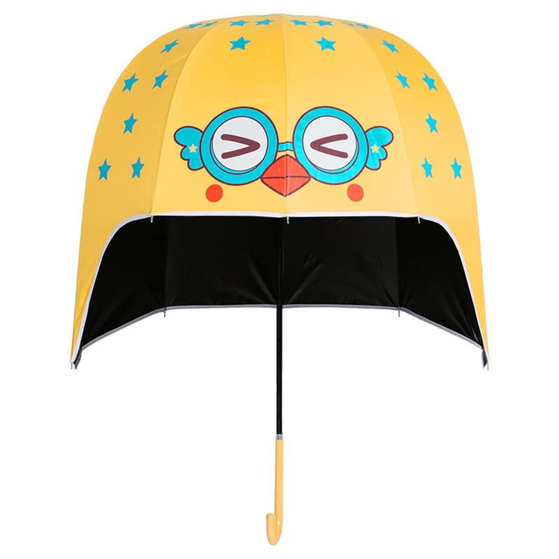 Aramox Casque Parapluie Motif Dessin Animé Ombre Pluie Soleil Revêtement
