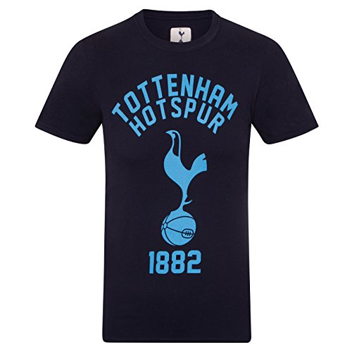 Tottenham Hotspur FC - Camiseta Oficial para Hombre - Serigrafiada - Azul Marino - L