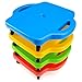 4-pack of Large 16" Gym Class Scooter Boards with Safety Handles by K-Roo Sports (Assorted)