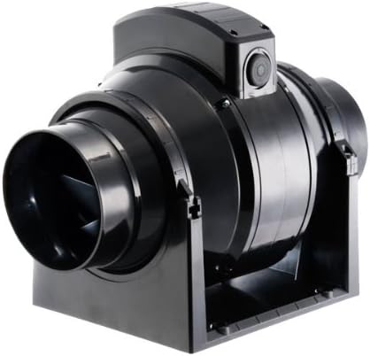 Mixed Flow 6" Inline Duct Fan Remote Switching 3 Speed Extractor