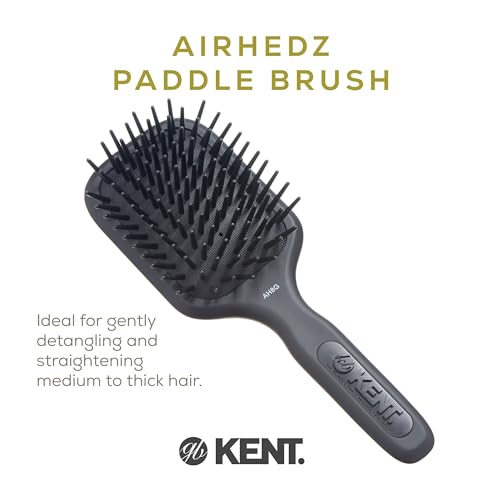 Kent Medium Phat Pin Cushioned Base Hair Brush - AH8 Grey (PACK OF 1) - Image 3