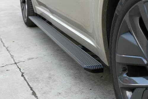 Estribos Eléctricos para Rivian R1S 2022-2026 Negro miniatura 2