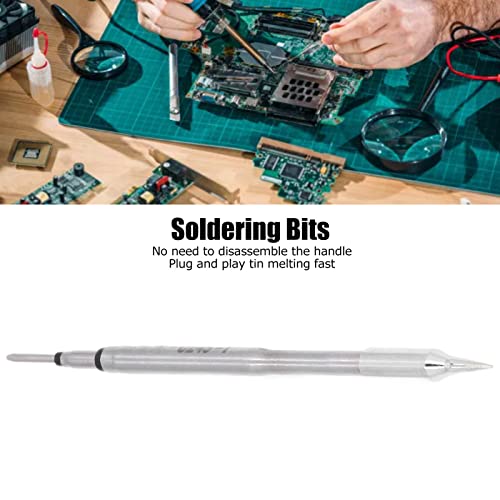 Image of Soldering Iron Tips, Mini Pen Type Soldering Iron Tips for T245-I Soldering Iron, Long Service Life Alloy+Copper T245 Universal Handle Soldering Iron Tip for Soldering