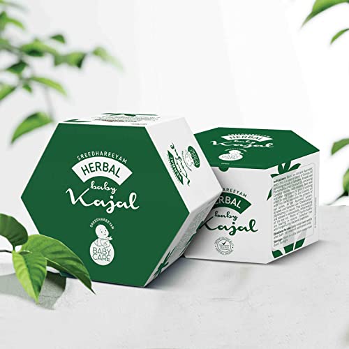 Sreedhareeyam Ayurveda Herbal Baby Cream Kajal for New Born - From Renowned Eye Hospital, Authentic for Babies and Adults with Gooseberry, Sahadevi, Yashtimadhu and Castor Oil,... - Image 2