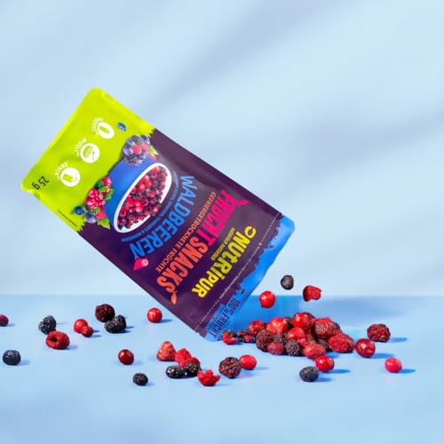 Gefriergetrocknete Früchte 6er Set - getrocknete Früchte ungezuckert - Ungezuckert & 100% Frucht - Fruchtmix mit vollem Geschmack - NutriPur – Bild 5