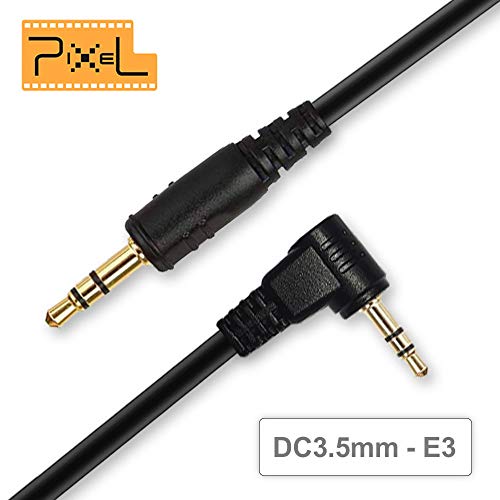 Camera Shutter Connecting Cable Cord 3.5mm-E3 for Canon Rebel PowerShot Pentax Samsung Sigma