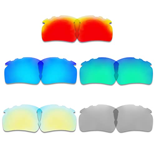 Lentilles de remplacement pour Oakley Flak 2.0 Vented avec 5 verres couleur