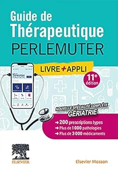 Paperback Guide de Thérapeutique Perlemuter (Livre + Application) [French] Book