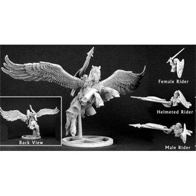 DARK HEAVENDark Heaven Legends: Barros and Tempus, Paladin on Pegasus (with optional riders)