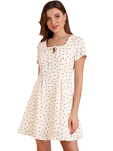 Robe femme Allegra K chic coupe mi-longue vêtement mode tendance pour saison chaude