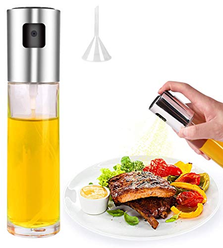 KEYONE Olive Oil Sprayer Dispenser for Cooking,Olive Oil Sprayer Mister, Olive Oil Spray Bottle, Olive Oil Spray for BBQMaking SaladBakingFrying Kitchen