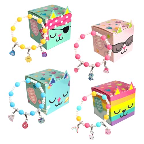 Joy Toy - Gabbys Dollhouse Surprise Box mit je einem Armband und 3 Charms (1 Box - Design nach Zufallsprinzip)