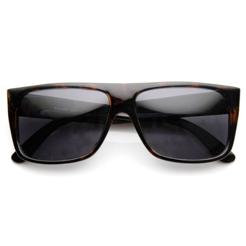 Classic Old School Eazy E Flat Top Polarized Locs Sunglasses (Dark Tortoise)2