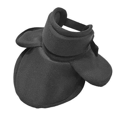 LEONARK 350N Hema Overlays Throat Guard Protector Fencing Gorget with Protection Plate for Hema Longsword Rapier Sabre Armoury