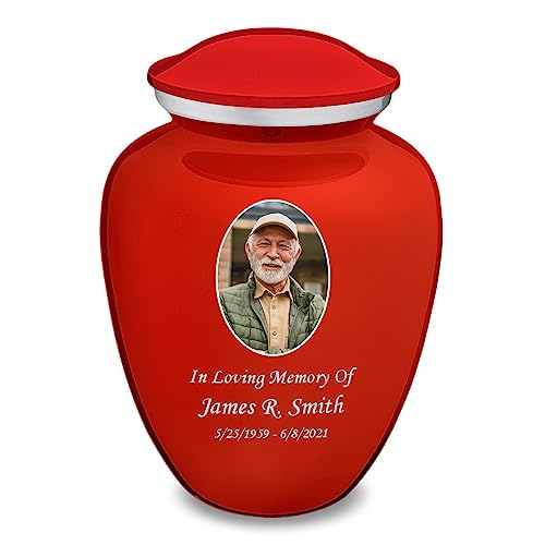 Geturns Red Portrait Urn Image
