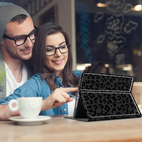 Coque iPad 10.2 avec veille automatique et support multi-angles robuste imprimé léopard - 5